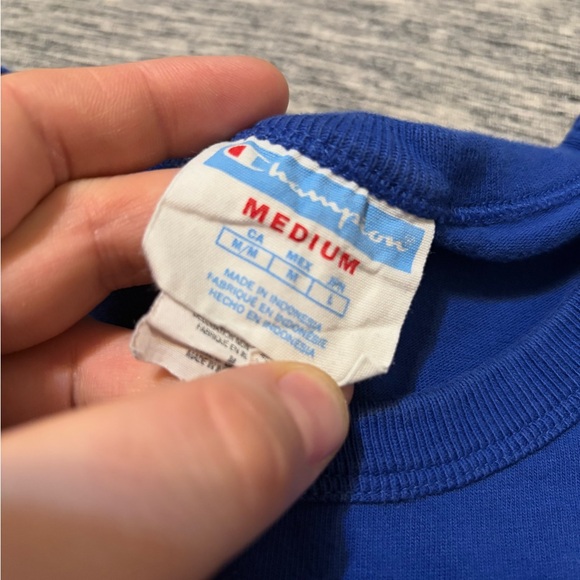 Vintage Champion Long Sleeve T Shirt Medium - Picture 6 of 7